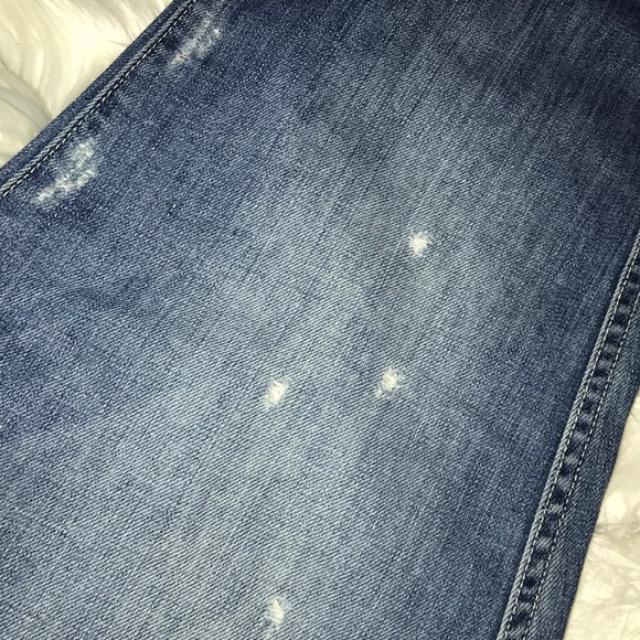 Paige Jimmy Jimmy Crop Distressed Jeans Size 32 - Picture 6 of 10